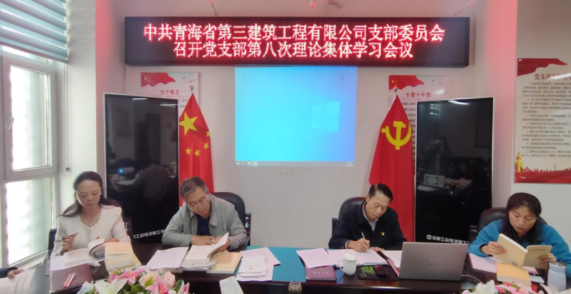三建公司黨支部召開第八次理論集體學習會 ----集團黨委委員、紀委書記講主題教育專題黨課